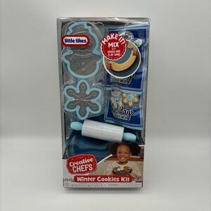 Little Tikes Creative Chefs Winter Cookies Kit Play Sand, Pretend Play Holiday